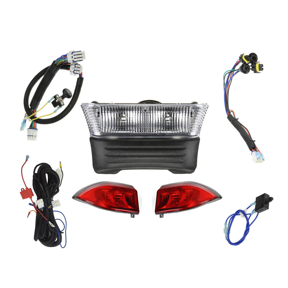 Full LED Light Kit for Club Car Precedent with bucket harness Charm