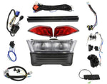 Club Car Precedent Deluxe High + Low Beam Street Legal Light Kit 2008+ With Mechanical Brake